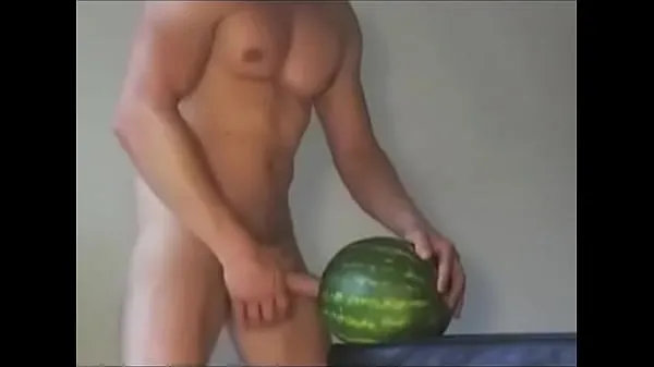 Świeża eating watermelon rura napędowa