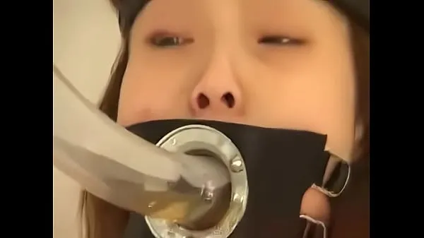 Fresh Japanese slave eats s. on bondage drive Tube