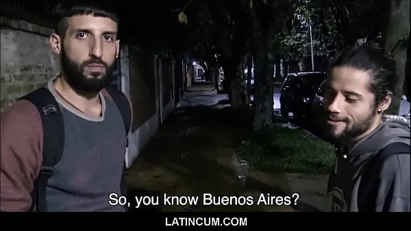 Nouveau tube de lecteur Deux gars latino espagnols voyageant se baisent pour l'argent POV