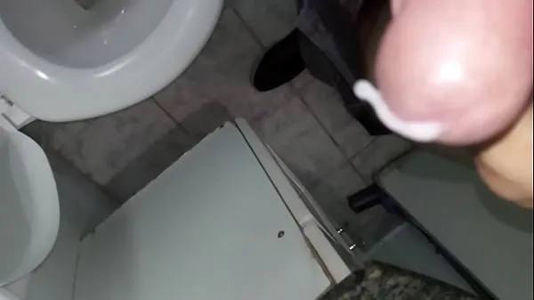 Friss Hot handjob in the office bathroom with cum meghajtócső