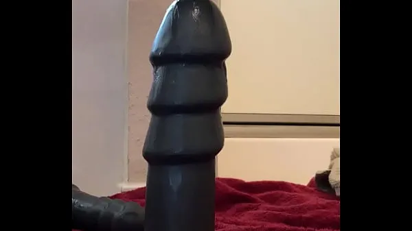 Färsk Doc Johnson and bad dragon beast make me cum drive Tube