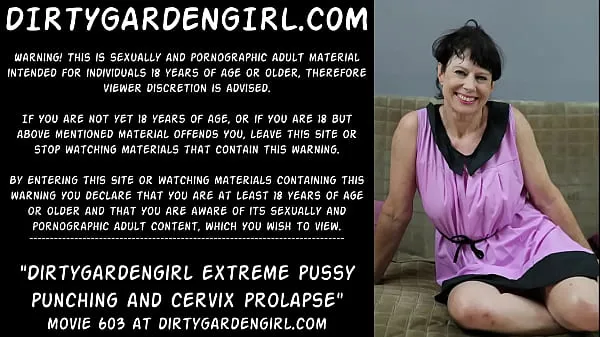 Frisk Dirtygardengirl extreme pussy and cervix prolapse drev Tube