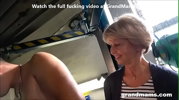 Fresh Grandmam gets fucked and gets a big load drive Tube