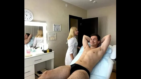 Fresh Revelations of a Russian webcam model during full body depilation drive Tube