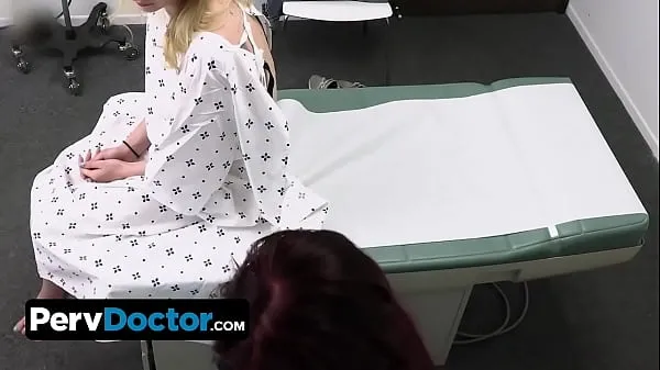 Fresh Slender Blonde Patient Lets Perv Doctor And His Hot Ass Nurse To Stretch Her Tight Teen Pussy drive Tube