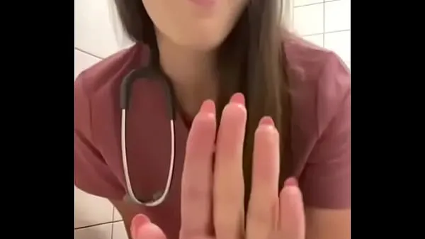 Fresh nurse masturbates in hospital bathroom drive Tube