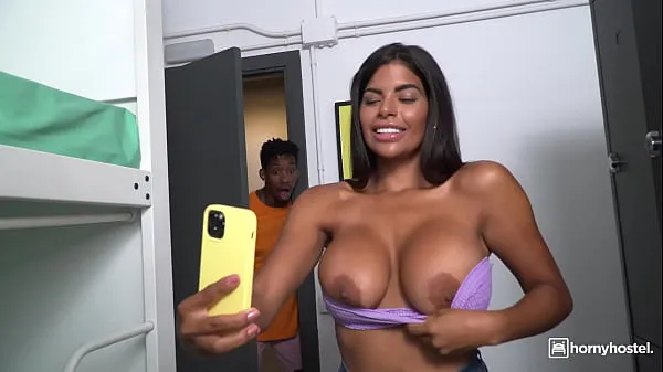 Fresh HORNYHOSTEL - (Sheila Ortega, Jesus Reyes) - Huge Tits Venezuela Babe Caught Naked By A Big Black Cock Preview Video drive Tube