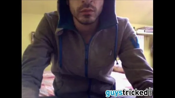 أنبوب محرك Straight Man on Cam Masturbates جديد