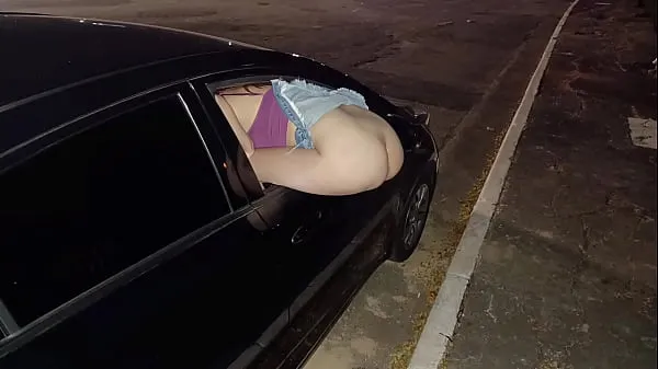 Fresh Married with ass out the window offering ass to everyone on the street in public drive Tube