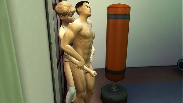 Sveža My trainer tricks me into paying him with sex at the gym - Sims 4 pogonska cev